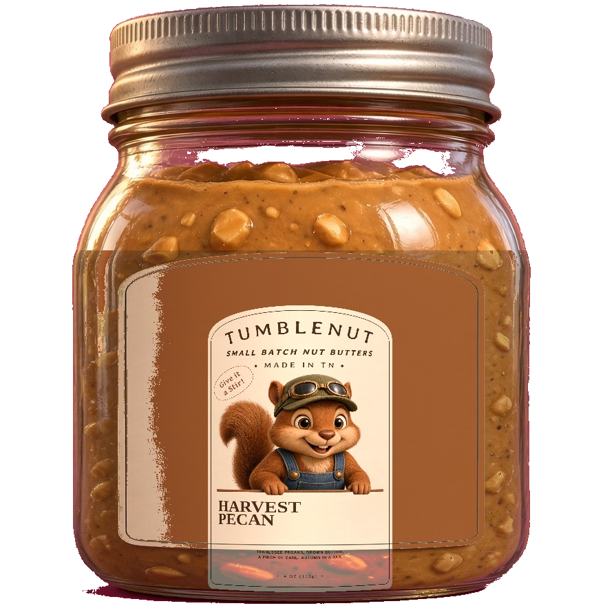 Harvest Pecan 4 oz (113g) mason jar